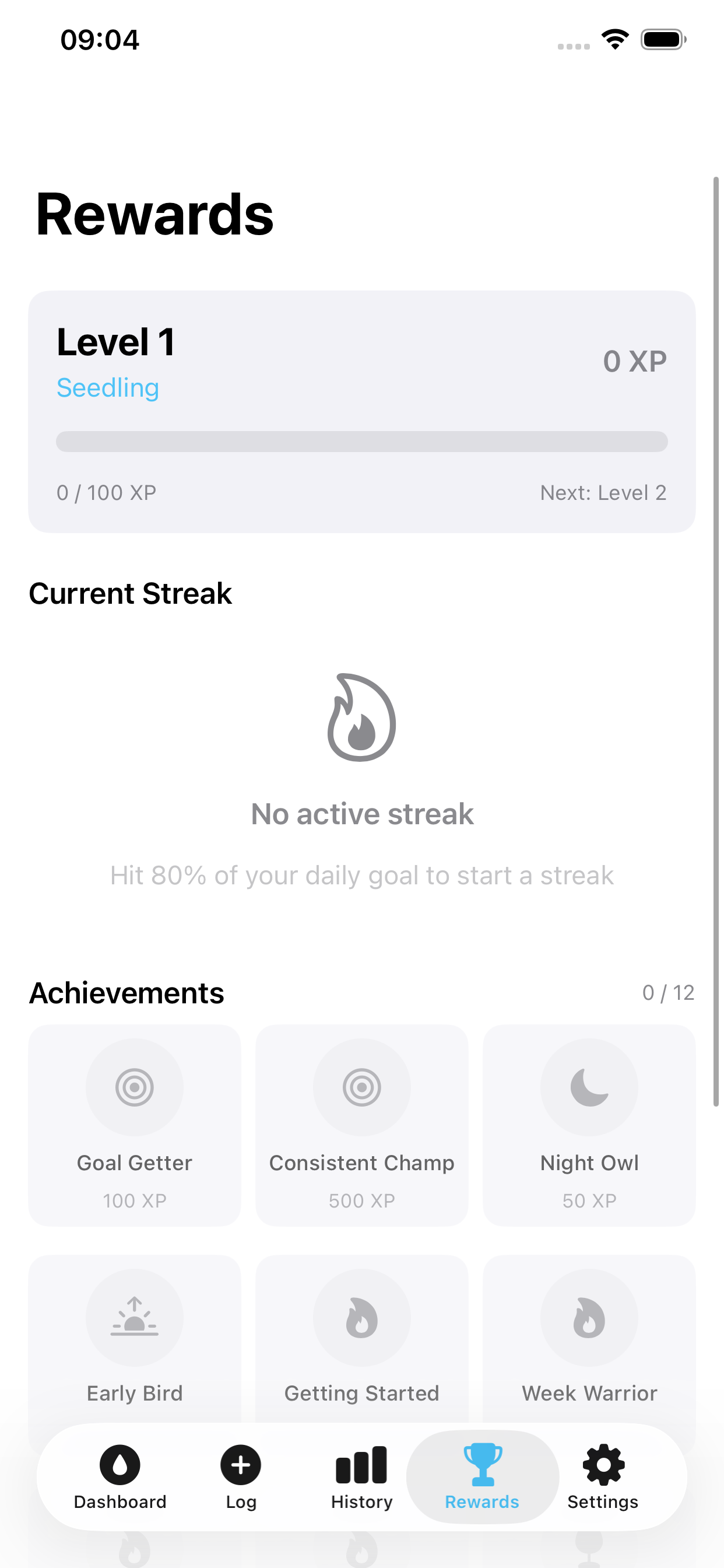 Rewards and streaks